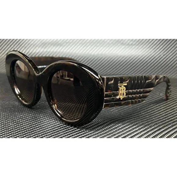 Burberry Havana 49mm Dark Brown Women Sunglasses Amazon.com: BURBERRY Sunglasses BE 4419 Dark Havana  main image 3